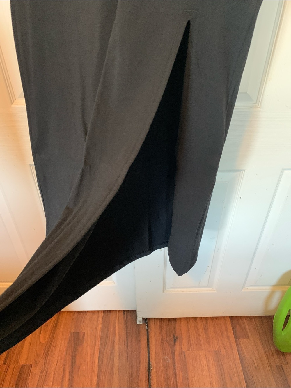 adidas Black Maxi Dress with White Stripe Detail - Picture 2 of 3